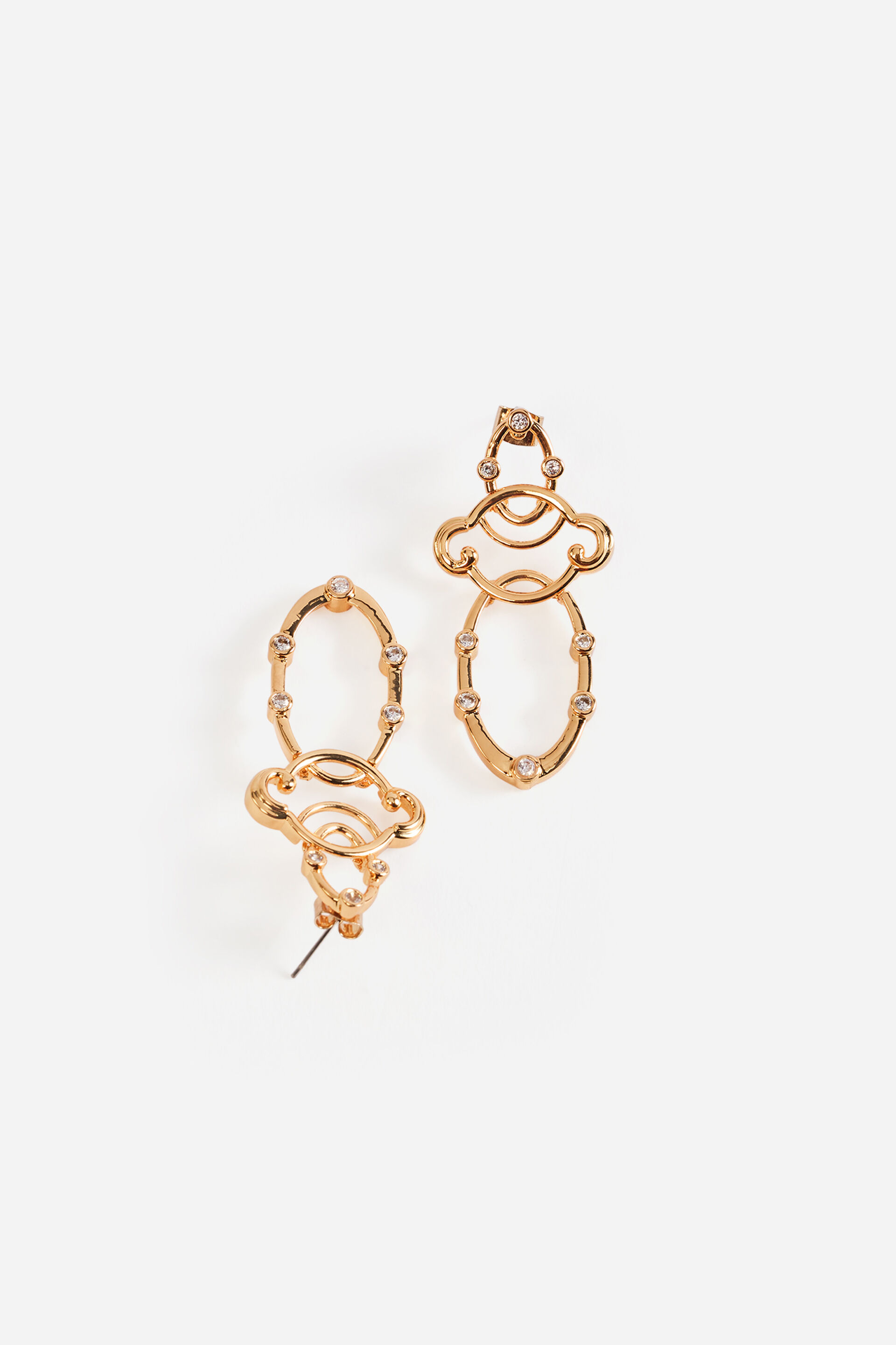 Veronica Golden Earrings, , image 3